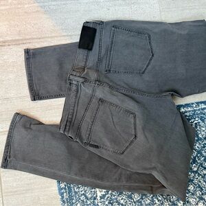 PAIGE Gray Straight Jeans Modern Fit